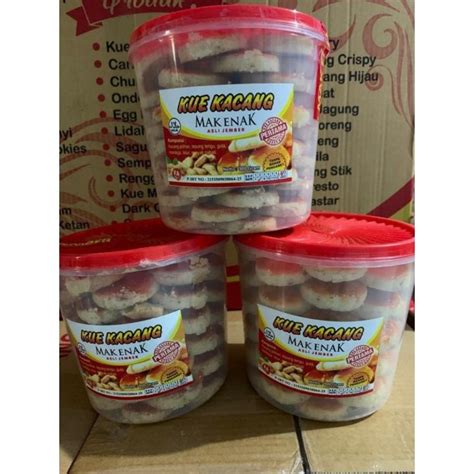 Kue Kacang Mak Enak Asli Jember Isi Gram Lazada Indonesia