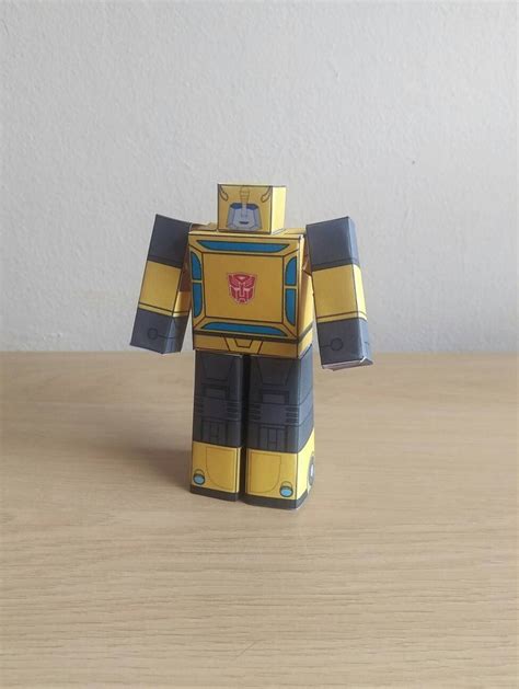 Hako Transformers Papercraft Bumblebee - Etsy Canada