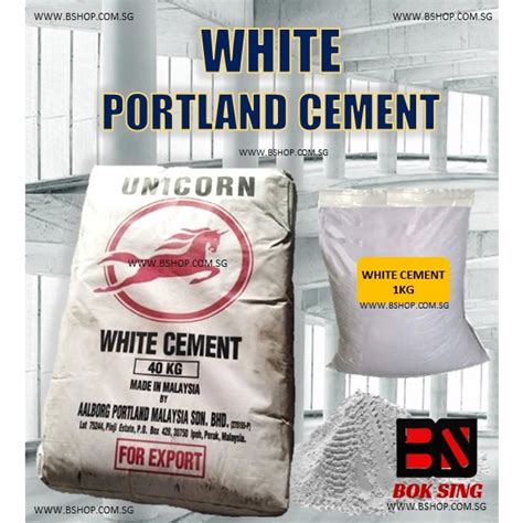 White Portland Cement White Cement 1kg Shopee Singapore