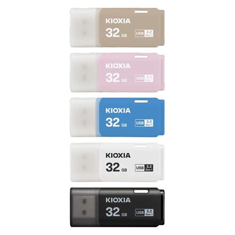 Kioxiaキオクシア 32gb Usbメモリー キャップ式 Usb32 Kuc 3a032gsm 5色セット旧東芝メモリ アスクル