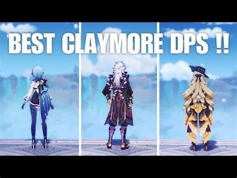 Is NAVIA The BEST Claymore DPS Claymore Dps Showdown Genshin