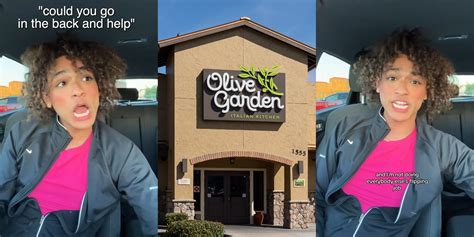 Olive Garden Server Gets Fired for Asking Co-Workers to Restock