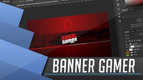 COMO FAZER BANNER PARA CANAIS DE GAMES PHOTOSHOP YouTube