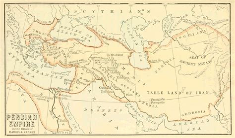 persian empire map timeline founder history