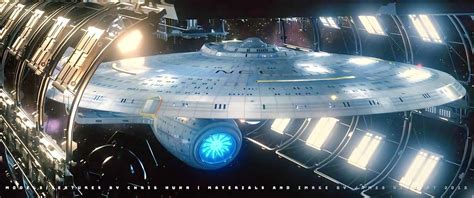 Uss Enterprise Ncc C In Spacedock Federation Stars Mark Wb