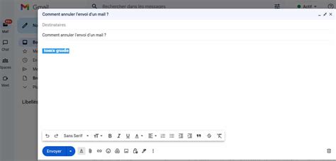 Gmail Comment Annuler L Envoi D Un Mail