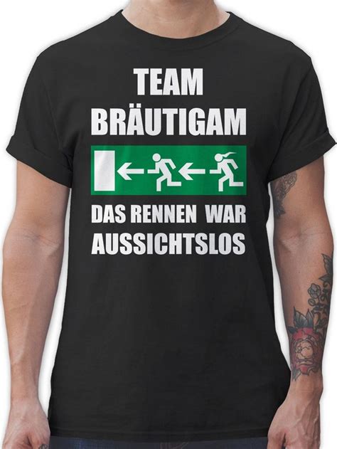 Shirtracer T Shirt Jga Team Bräutigam Das Rennen War Aussichtslos