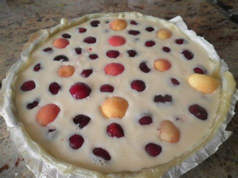 Tarta De Cerezas Y Albaricoques