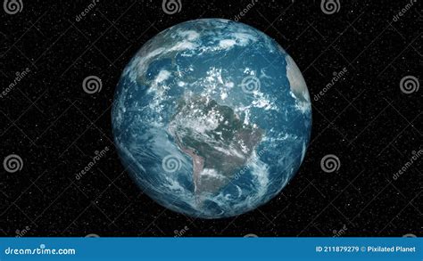 Rotation Planet Earth Globe World Map Design Stock Video Video Of