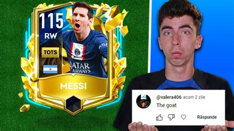 ABONATII MI AU DECIS ECHIPA Pe FIFA MOBILE YouTube