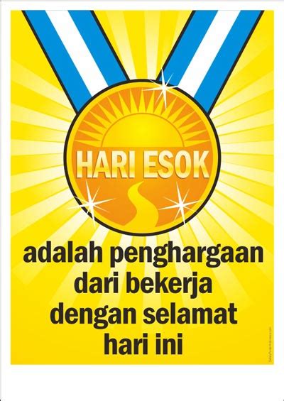 Slogan Keselamatan Safety Poster Indonesia