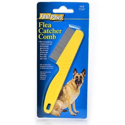 Flea Single Teeth Comb W/Plastic Handle Stops Fleas & Ticks in Dogs ...