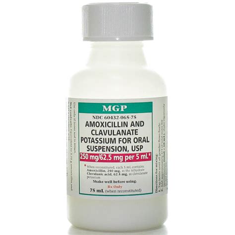 Amoxicillin / Clavulanate Potassium Flavored Oral Liquid