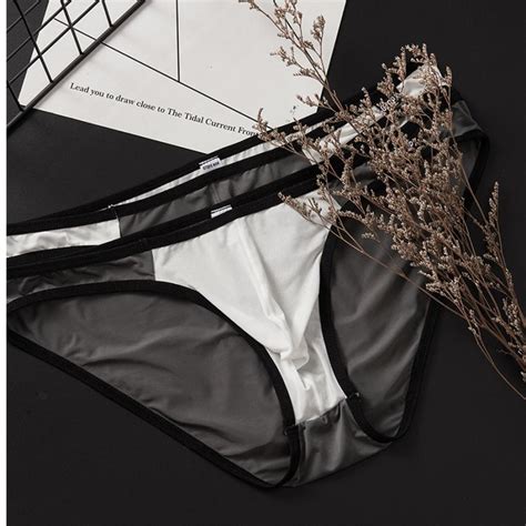 GTOPX Bikini New メンズ 薄い柔らか生地 ポーチ セクシー下着 ローライズ 半透明 ストレッチ 定番 吸水速乾