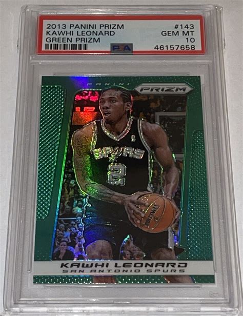 Kawhi Leonard Prizm Green Psa Price Guide Sports Card