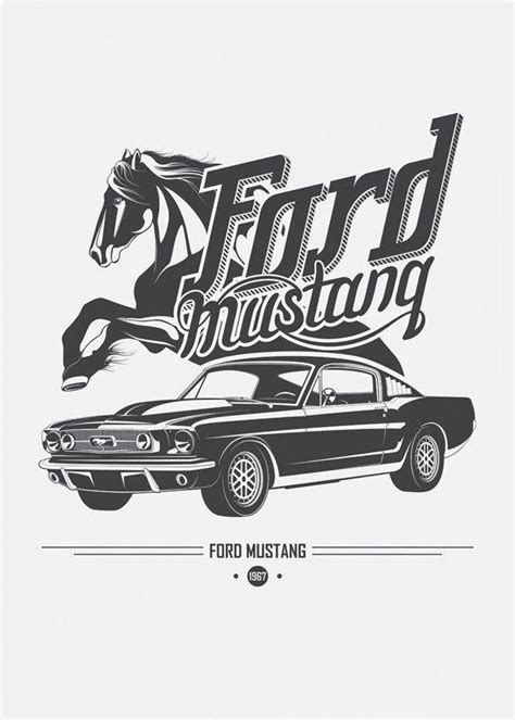 Vintage Ford Mustang Logo - LogoDix