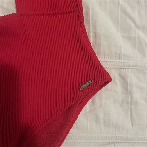 White Fox Swim One Piece Bikini Size Small Depop