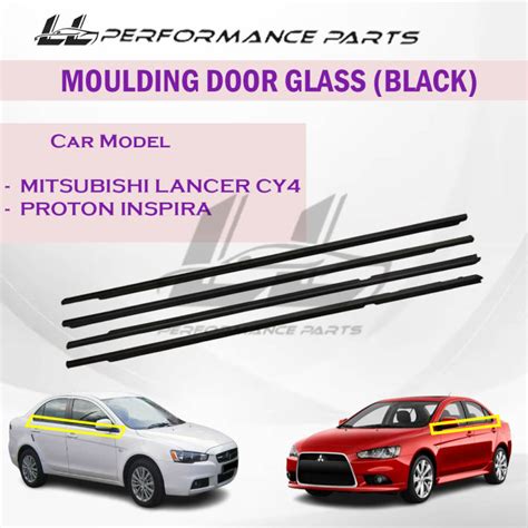 Proton Inspira Mitsubishi Lancer CY4 Chrome Black Door Moulding Lining