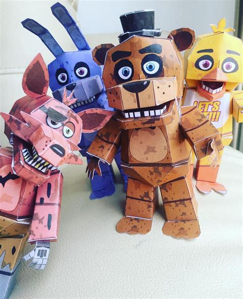 fnaf 1 papercraft by adogopaper by coolskeleton953 on DeviantArt