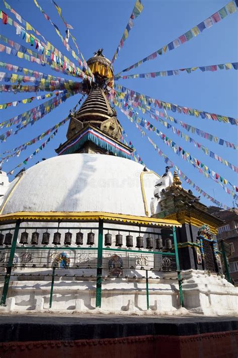 Buddhist Stupa Kathmandu Nepal Stock Photo Image Of Buddhist