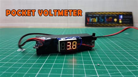 How To Make A Mini Pocket Voltmeter Youtube