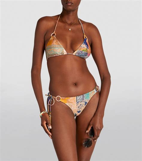 Womens Zimmermann Multi Ring Detail Anneke Bikini Harrods Uk