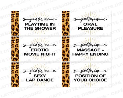 Sexy Naughty Coupons Valentines Love Sex Coupons Gifts For Etsy Canada