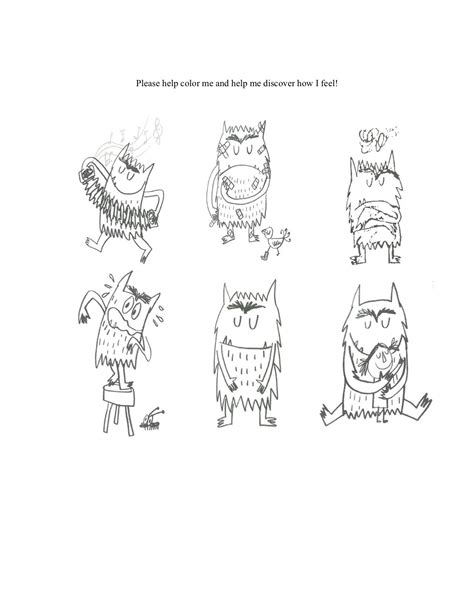 The Colour Monster Printable Activities - prntbl