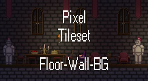 Pixel Tileset Castle X Tile Size By Kadala