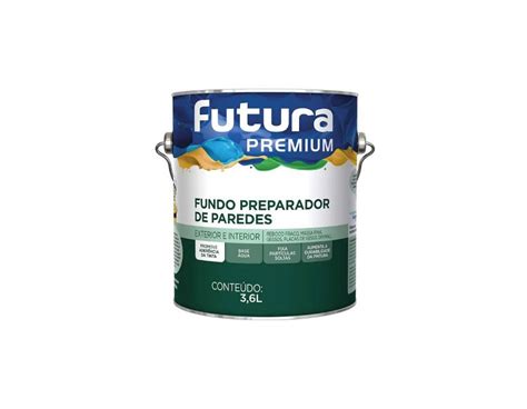 Fundo Preparador De Paredes L Futura Corante Tintas