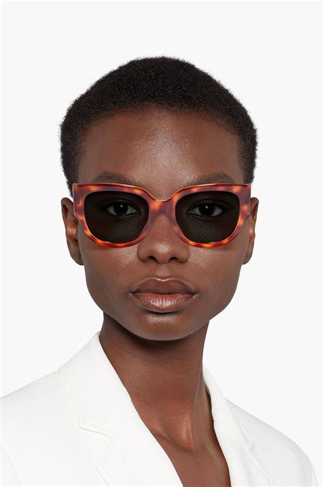 Gucci D Frame Tortoiseshell Acetate Sunglasses The Outnet