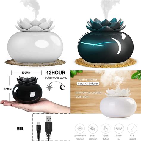 Umidificadores De Ar Ml Cute Flower Essential Oil Diffuser