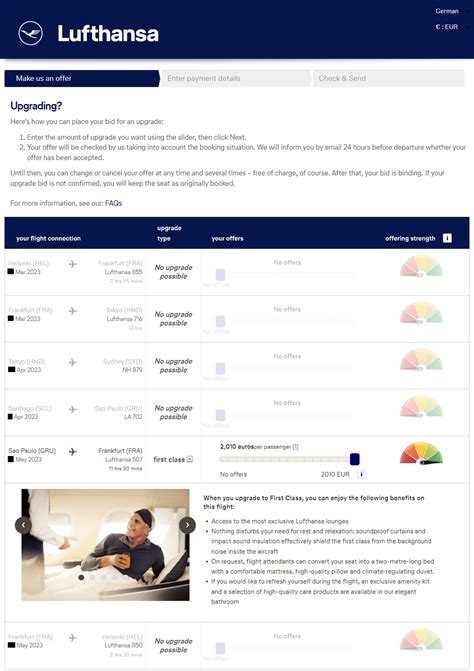 Lufthansa Frankfurt – Tokyo Haneda Business Class To First Upgrade