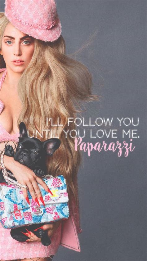 Download Lady Gaga Paparazzi Lyrics Wallpaper | Wallpapers.com