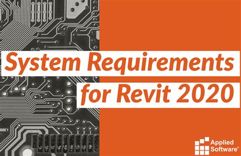 System Requirements For Revit 2020 Applied Software GRAITEC Group