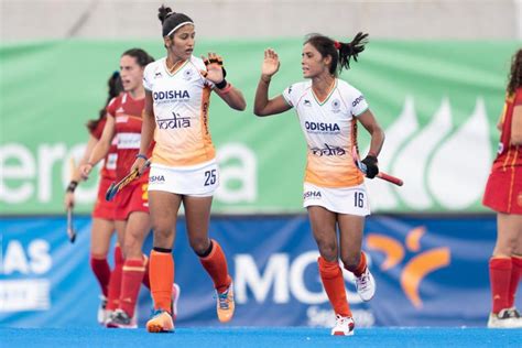 Women S Hockey India Stuns Hosts Spain 3 0 To Win Spanish