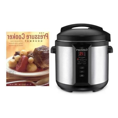 Cuisinart CPC 600N1 6 Quart Electric Pressure Cooker With Cookbook