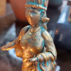 Yellow Tara Statue Sculpture for Altar Abundance and - Etsy