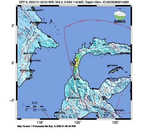 Gempa Bumi Magnitudo Guncang Minahasa Sulawesi