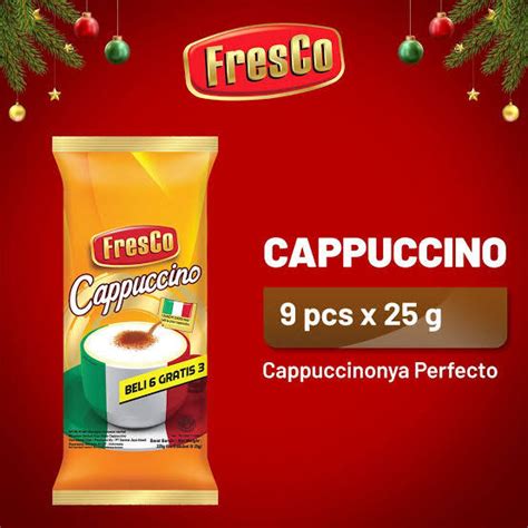 Fresco Cappuccino 1pack 9 Sachet Lazada Indonesia