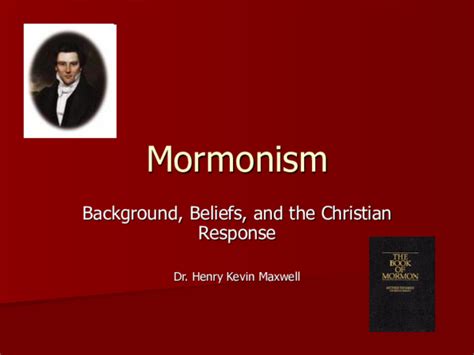 (PPT) Mormonism: History and Christian Evangelical Response