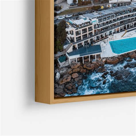 Fine Art Canvas Print of Bondi Icebergs Rockpool at Sunset – Kess Gallery