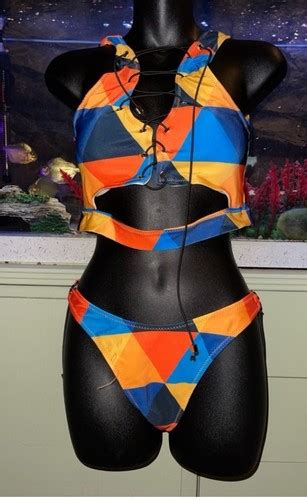 New Multi Color Bikini Size S EBay