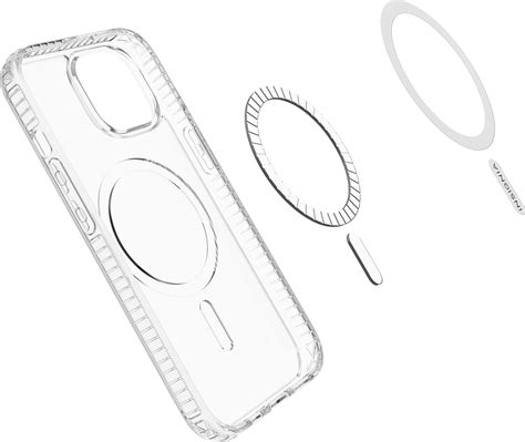 Insignia™ Hard Shell Case With Magsafe For Iphone 15 14 13 Clear Ns