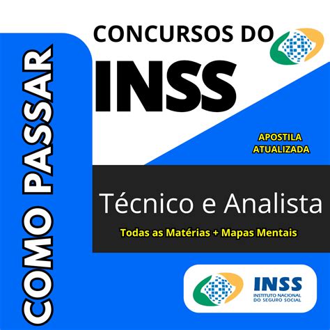 Como Passar em Concursos do INSS. Técnico e Analista com Todas as ...