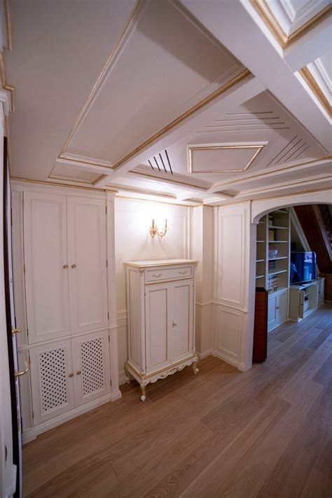 BOISERIE E SOFFITTO A CASSETTONI INGRESSO Legnoeoltre