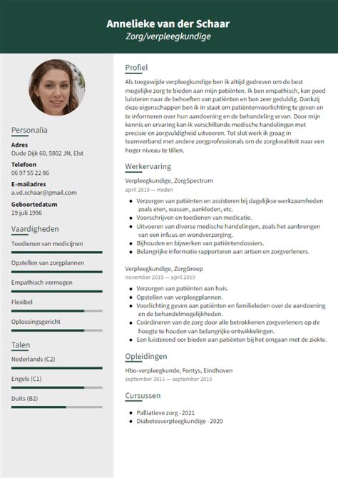 Gratis Cv Voorbeelden En Schrijfgidsen