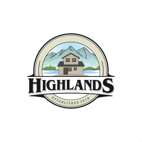 Premium Vector Highlands Logo Design