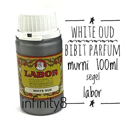 White Oud Labor Ml Bibit Parfum Murni Gaharu Putih Kemasan Segel