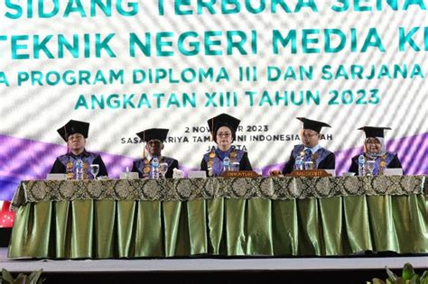 Polimedia Wisuda Lulusan Siap Berkarya Kreatif Di Dunia Industri